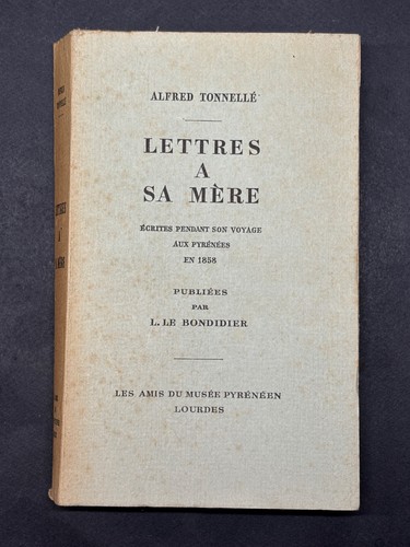 Alfred tonnelle lettres - tonnelle,