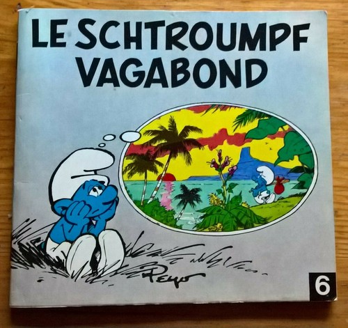 Peyo schtroumpf vagabond - peyo, le