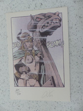 ex libris  numéroté  et signé par MITTON