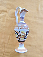 Très belle petite aiguière décorative en faïence HB Quimper