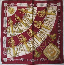 Authentique foulard HERMÈS