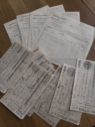 Lot vieux documents - de,