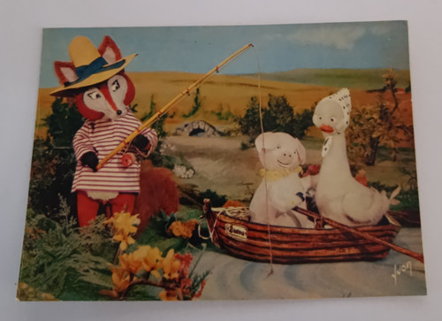 Ancienne carte postale aglaé - carte,