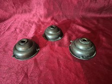 3 cache douilles,bronze,laiton,lustre lampe art deco muller,degue,