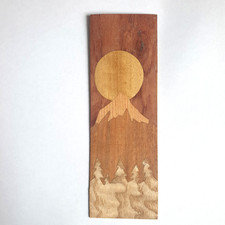 ART Wood BOOKMARK Sun Mountain