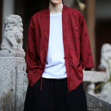Hommes Kimono Veste Cardigan