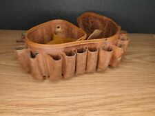 Cartouchière en cuir vintage