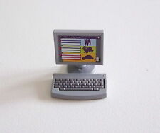 PLAYMOBIL (O1224) VETERINAIRE - Ordinateur Terminal Ecran Clavier Animaux 4343