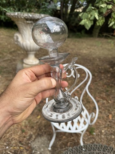 Lampe huile verre - À, soufflé
