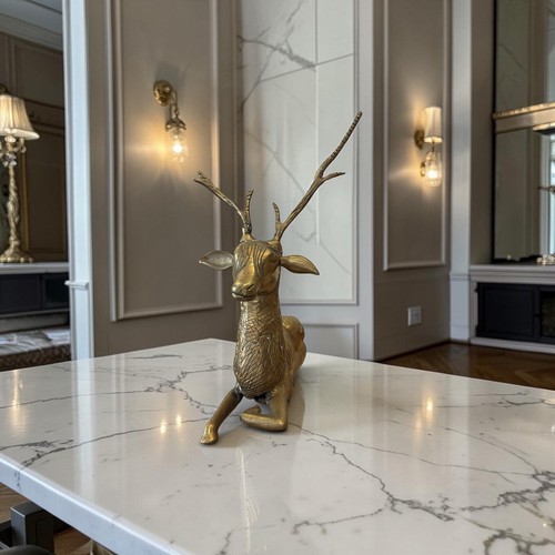 Statue cerf bronze - cerf,