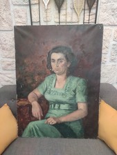 ancien tableau huile sur toile