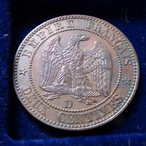 France centimes 1857 large d - 2,