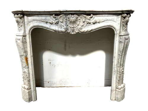 Cheminée style louis en - cheminée, de