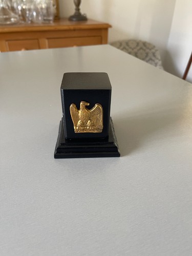 Socle bois noir brillant - socle,