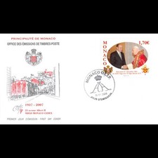 FDC - Visite d'Albert II au