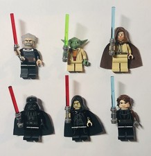 Lot De 6 Figurines Lego Star Wars - Jedi - Sith