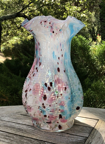 Vase soufflé clichy legras - vase,