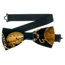 Montre à Gousset Steampunk Noeud Papillon Dickie Pré-Tissé Mariage Diplôme