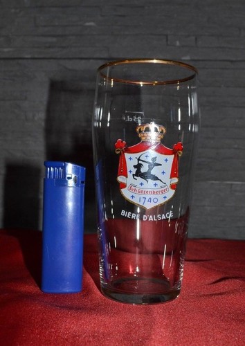 Verre bière avec liseret - verre,