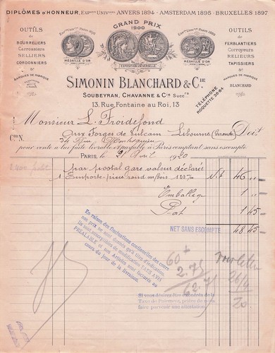 Paris bourrelier simonin - 75,