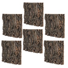  6 Pcs Mur De Fond En Écorce