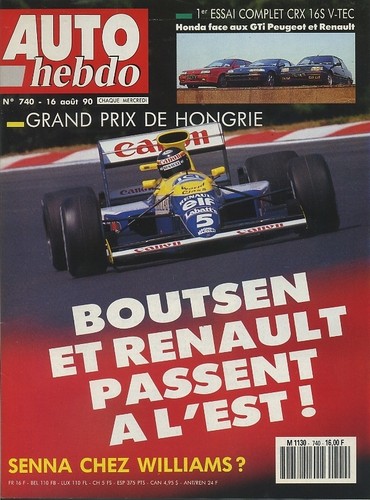 Auto hebdo 740 - hebdo, août