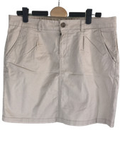 H&M Logg Mini Jupe Femme Kaki Rock Fermeture Eclair Occasion Top Qualité T 40