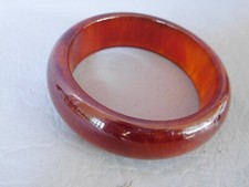 Bracelet jonc ancien résine