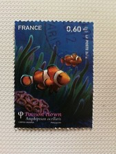 TIMBRE POISSONS TROPICAUX - POISSON CLOWN AMPHITRION OCELALRIS 2012 FRANCE