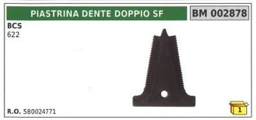 Plaque dent double pour - double,