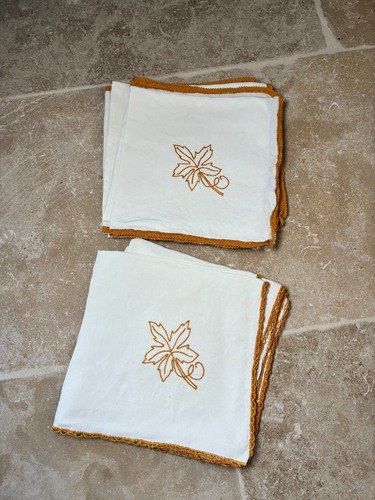 Lot serviettes anciennes - lot,