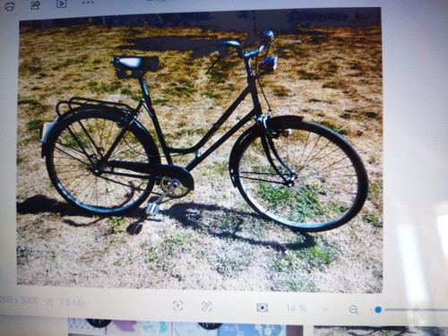 Vélo noir vtt vintage batavus - vélo,