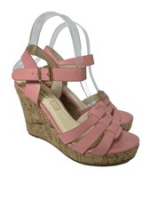 BUFFALO Sandales à talons hauts et plateforme Dames Sandales à talons hauts rose