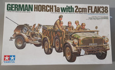 FIGURINE MAQUETTE - TAMIYA - GERMAN HORCH 1a WITH 2CM FLAK38