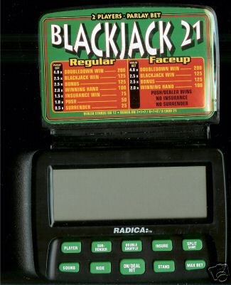 Radica player blackjack 21 - player,