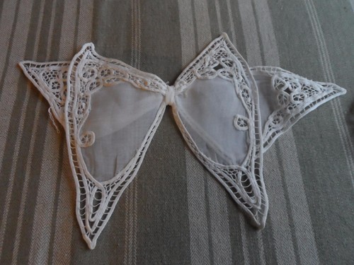 Dentelle ancienne tulle - dentelle,