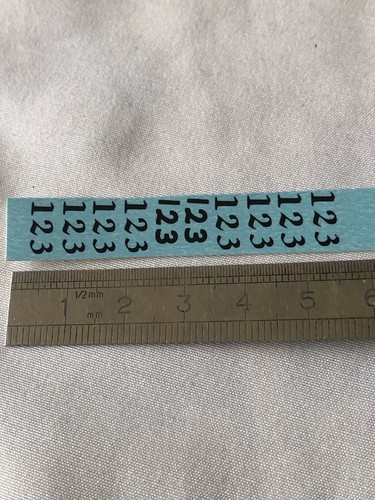 Maquette miniatures decals - :,