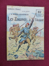 COLLECTION PATRIE n ° 29 /  GUERRE 14-18 / LES ZOUAVES A L'ASSAUT