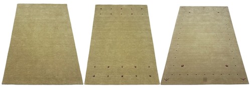 Tapis gabbeh beige 100 - tapis, laine