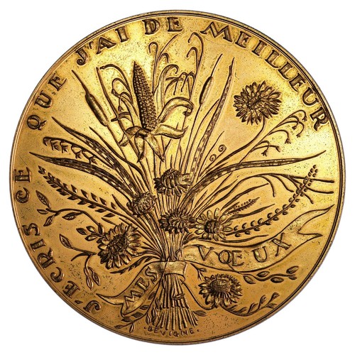 France médaille vœux - de,