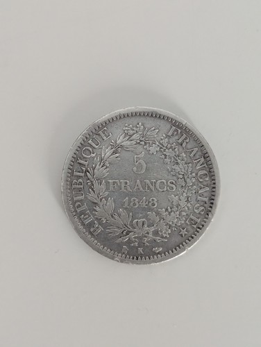 Piece francs argent 1848 - francs,