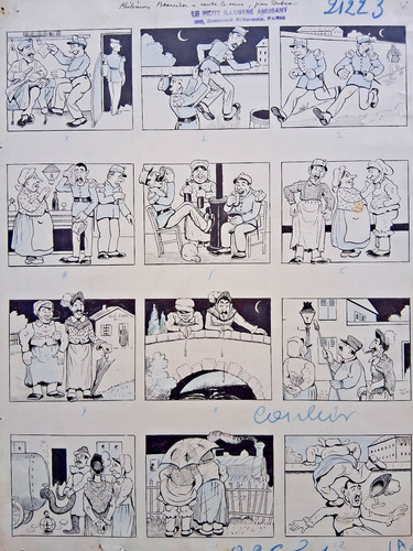 Planches bd originales - de,