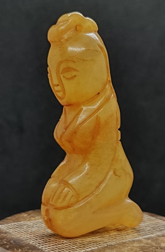 Ancienne sculpture jade - en,