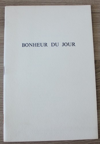 Bonheur jour - bonheur,