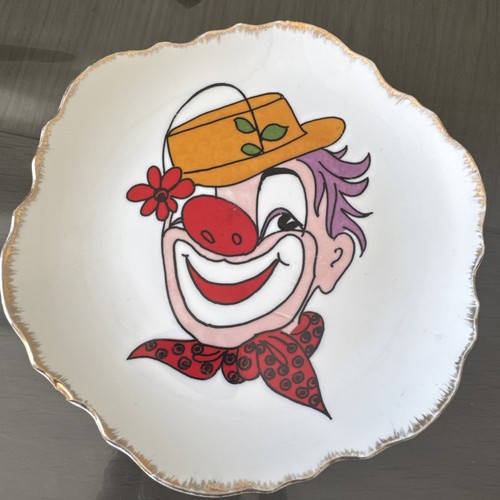 Assiette clown décorative - assiette,