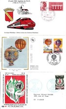 3 enveloppes - voir cachets 1er jour