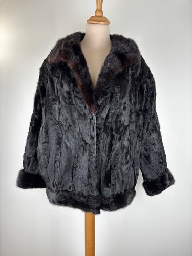 Manteau astrakan vintage - astrakan,