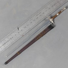 1/6  metal medieval sword - épée en métal pour chevalier moyen-âge 