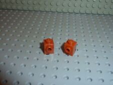 2 x LEGO DkOrange Brick ref
