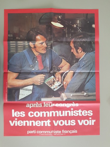 Affiche parti communiste - parti,